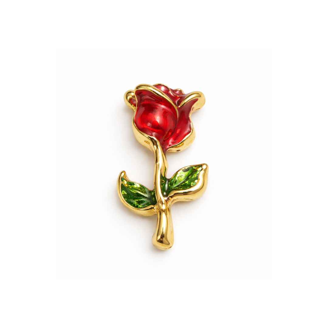 charm - rosa roja