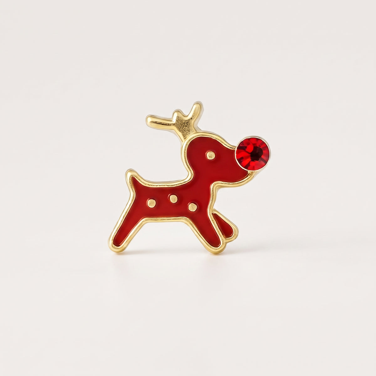 Pendentif - Renne rouge