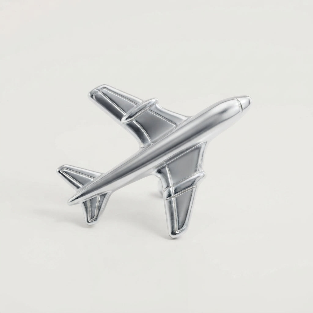 Charm - avion argenté