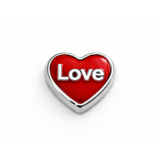Charm - Corazón Love Rojo