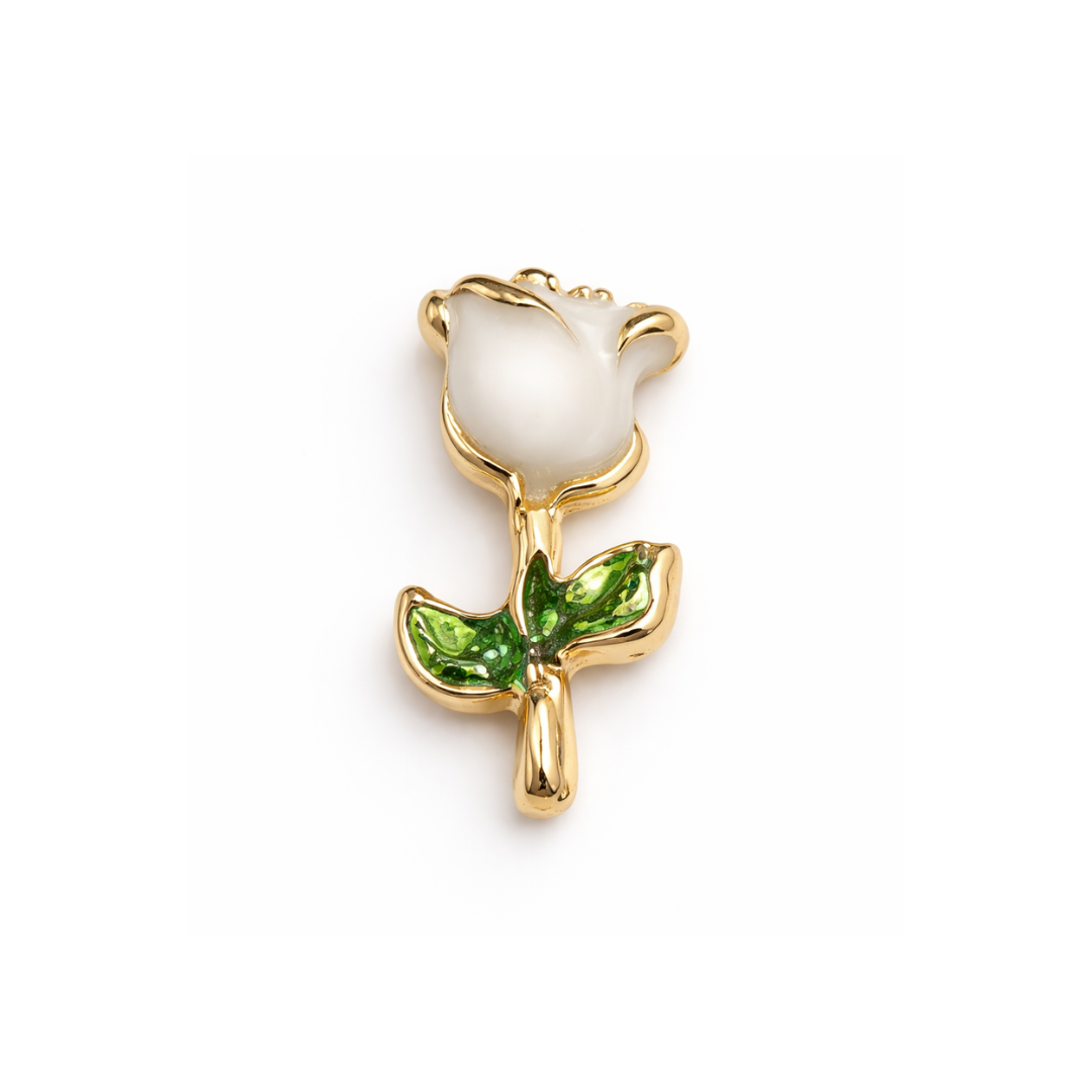 charm - rosa blanca