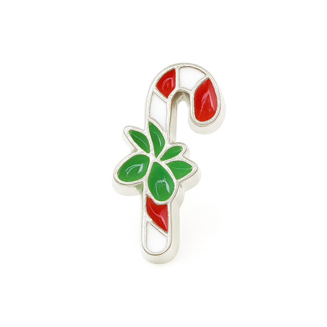 Charm - Candy Cane Prata