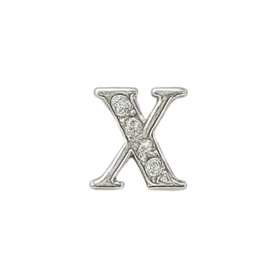 Charm - Letras Prata C/BRILHO