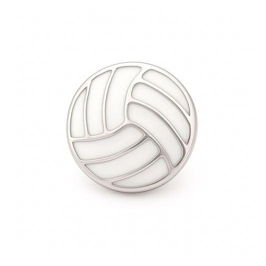 charm - balón de voleibol blanco