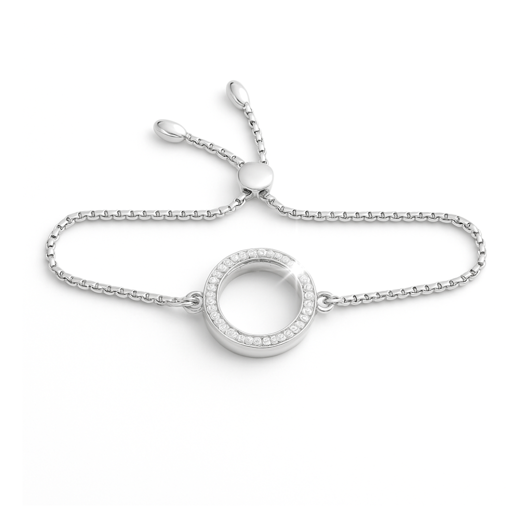 Pulseira Prata Pequena c\brilho