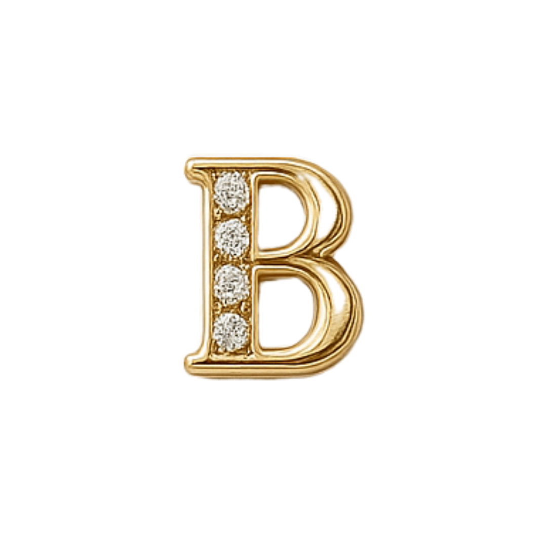 Charm - Letras Doradas c/brillo
