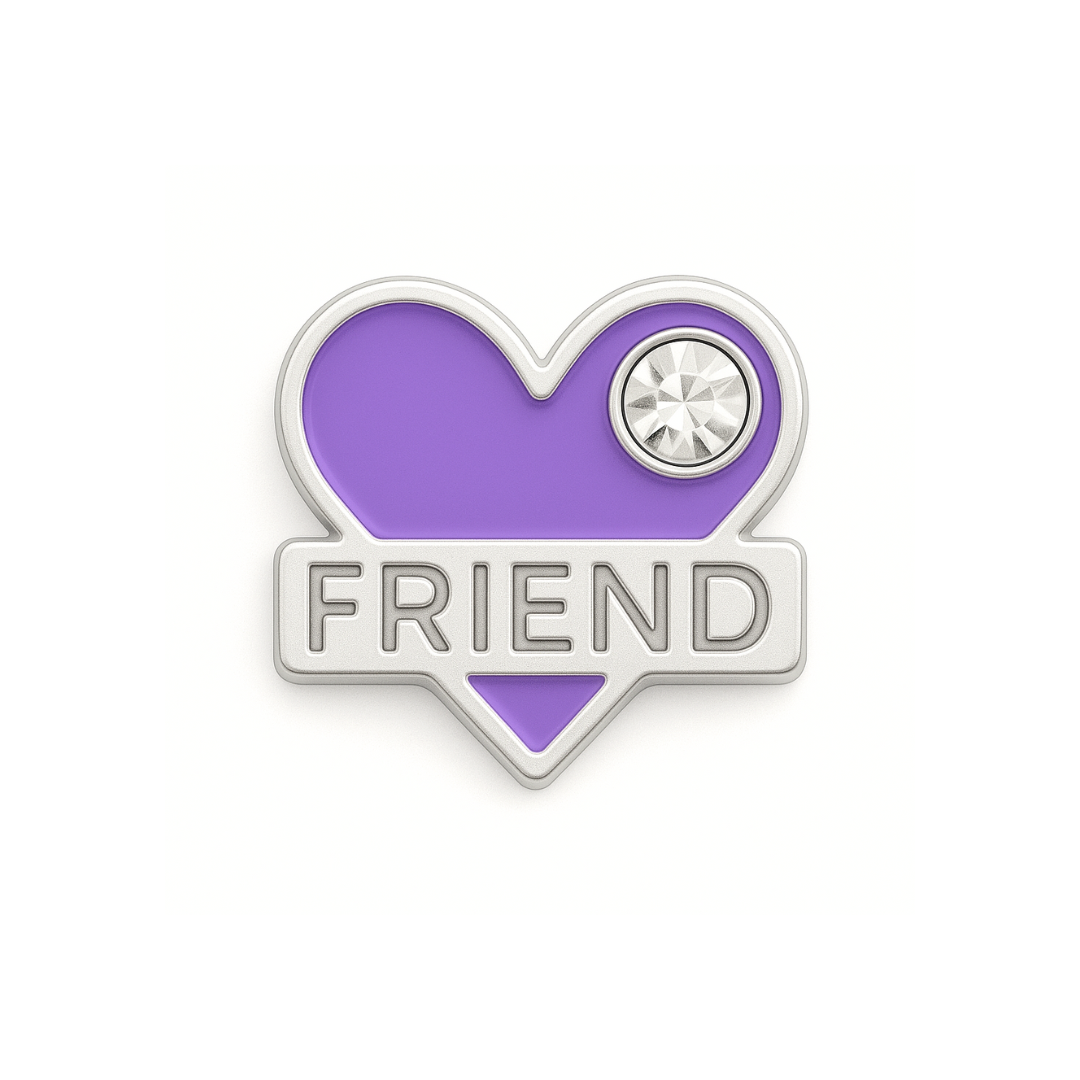 Charm Coração Friend