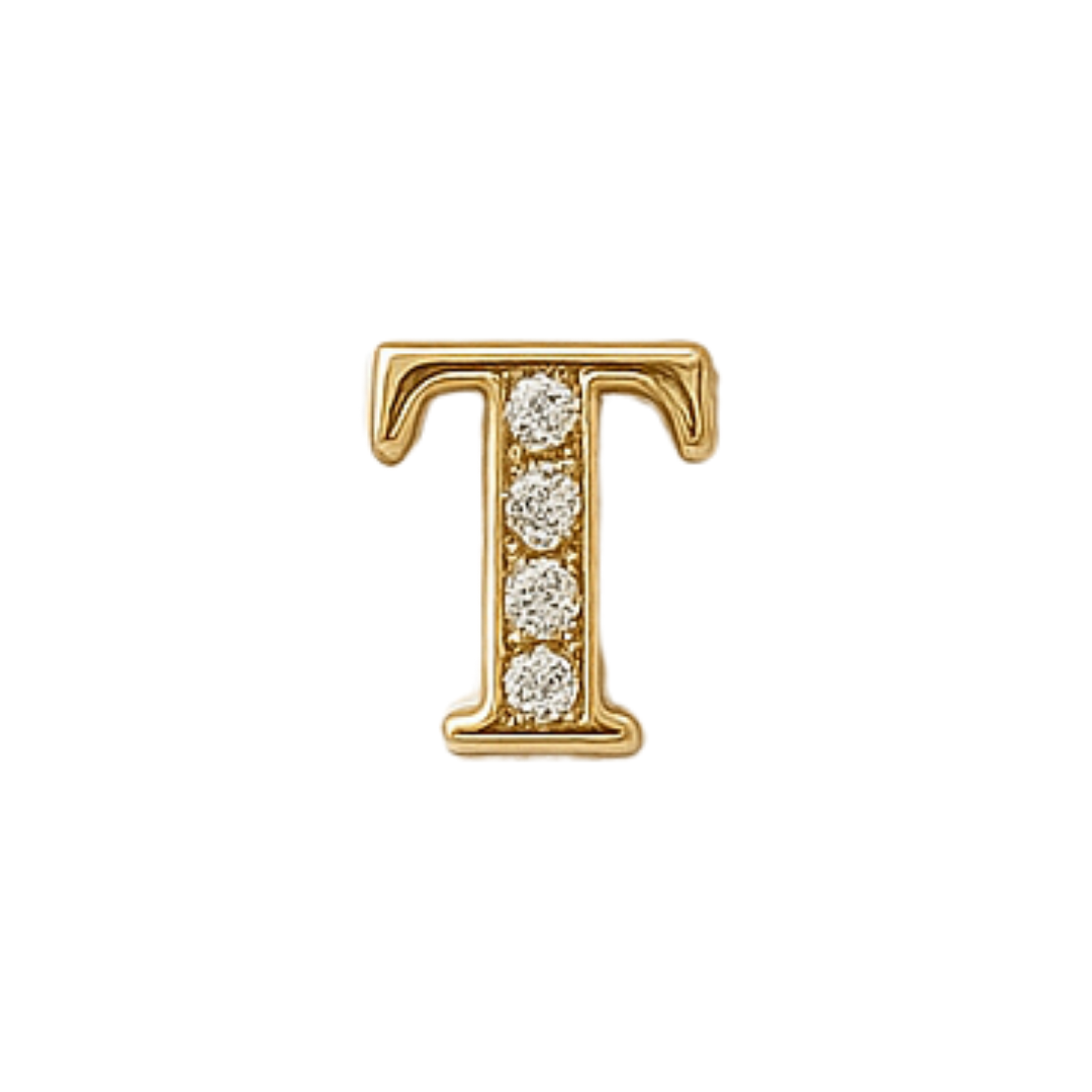 Charm - Letras Doradas c/brillo