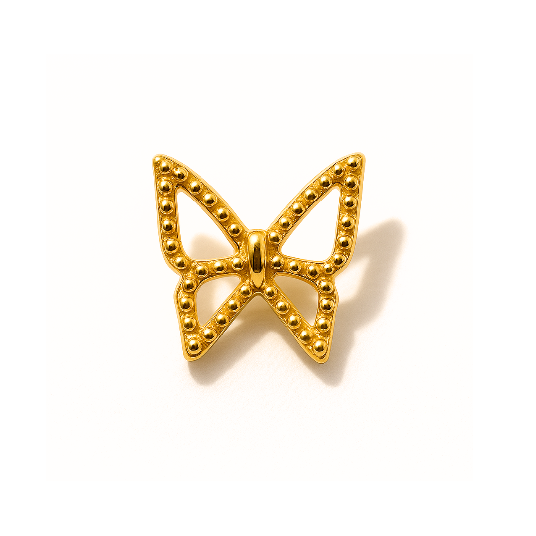 charm - borboleta dourada