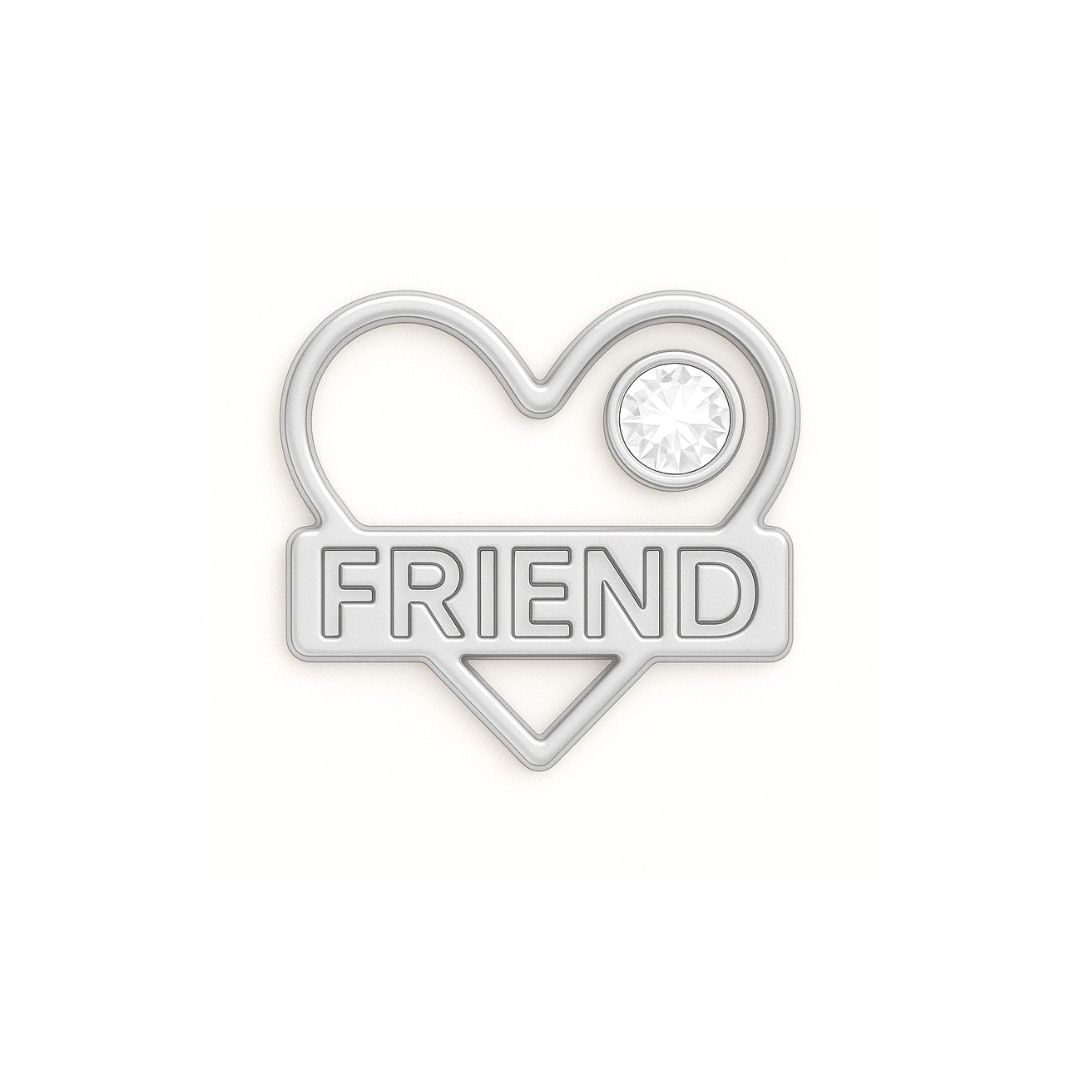 Charm Coração Friend