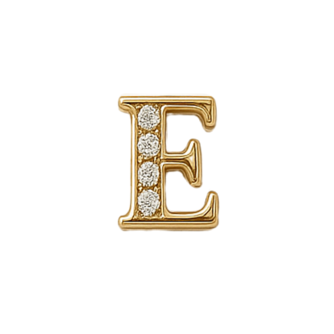 Charm - Letras Doradas c/brillo