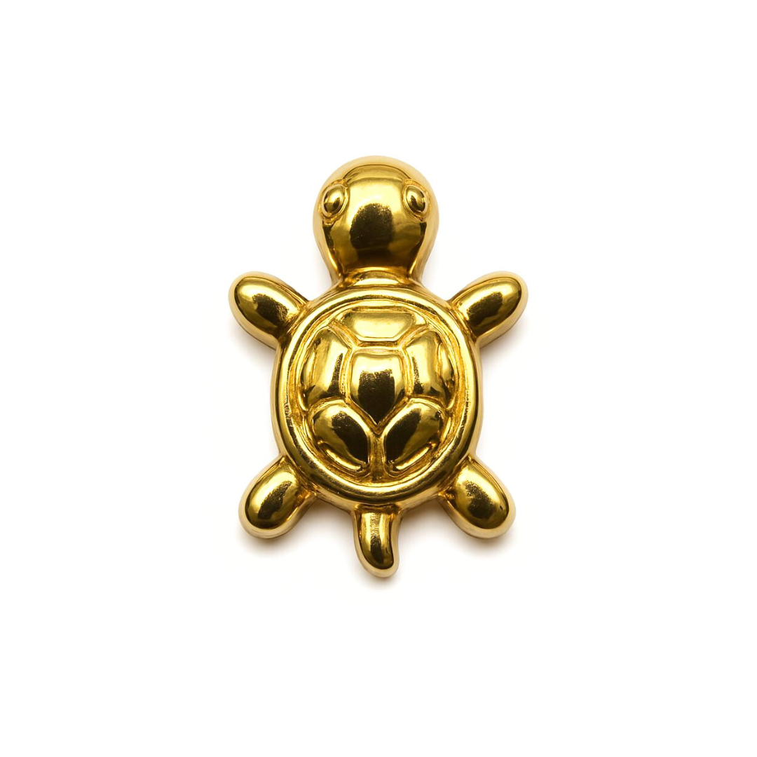 charm - tartaruga dourada