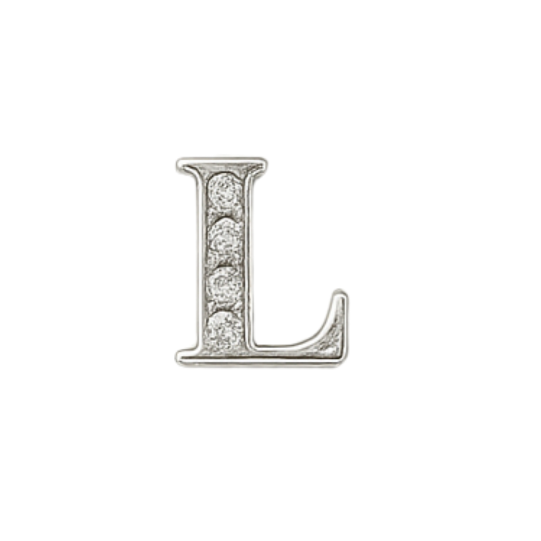 Charm - Letras Plata C/BRILLO