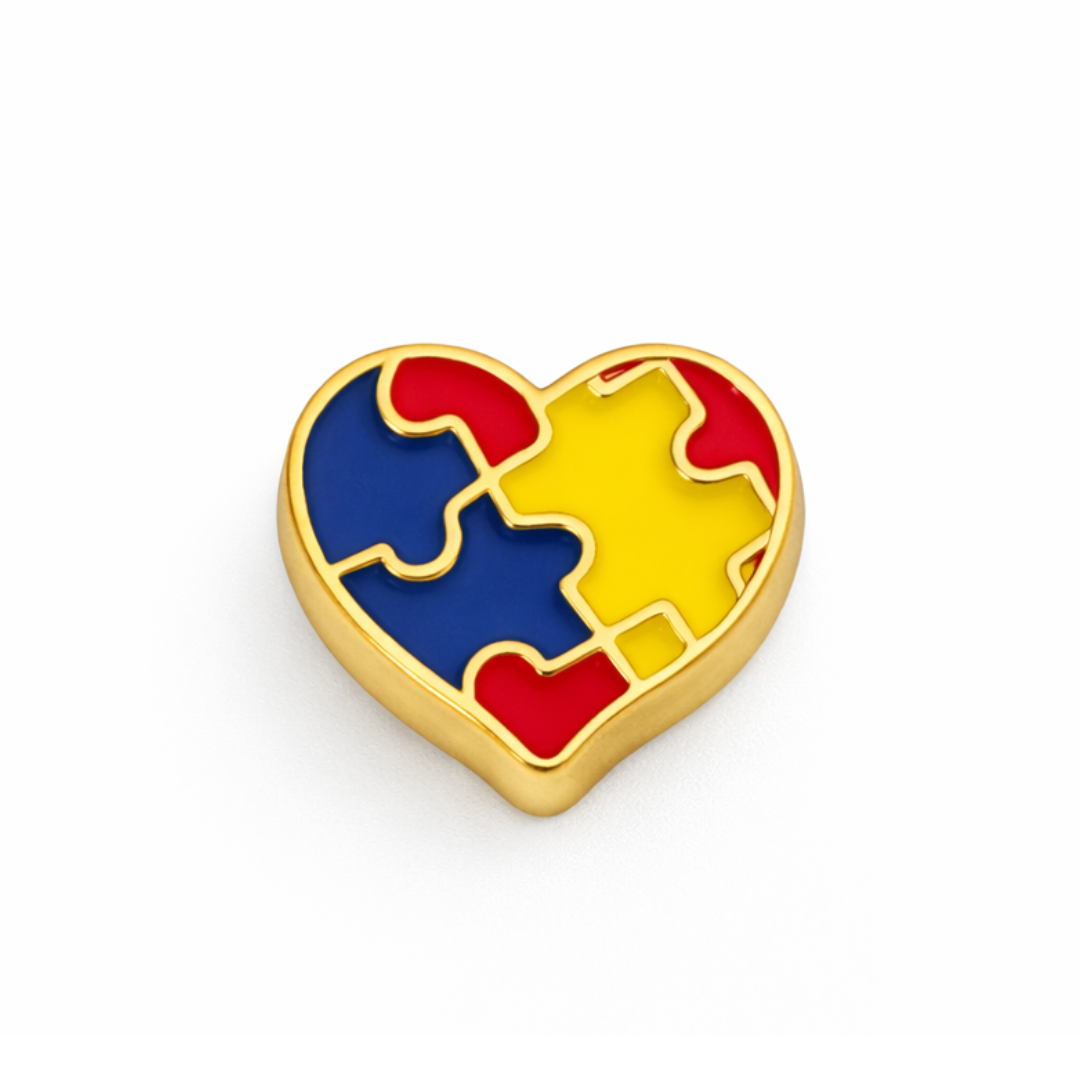 Charm - Corazón Autismo