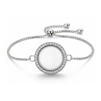 Pulseira Prata c\brilho