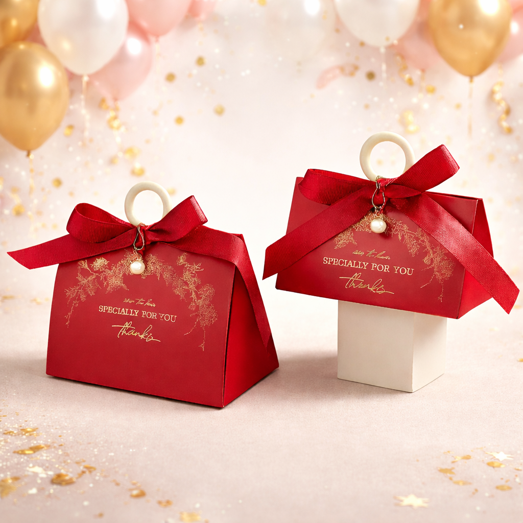 Embrulho Oferta Olívia - Vermelho