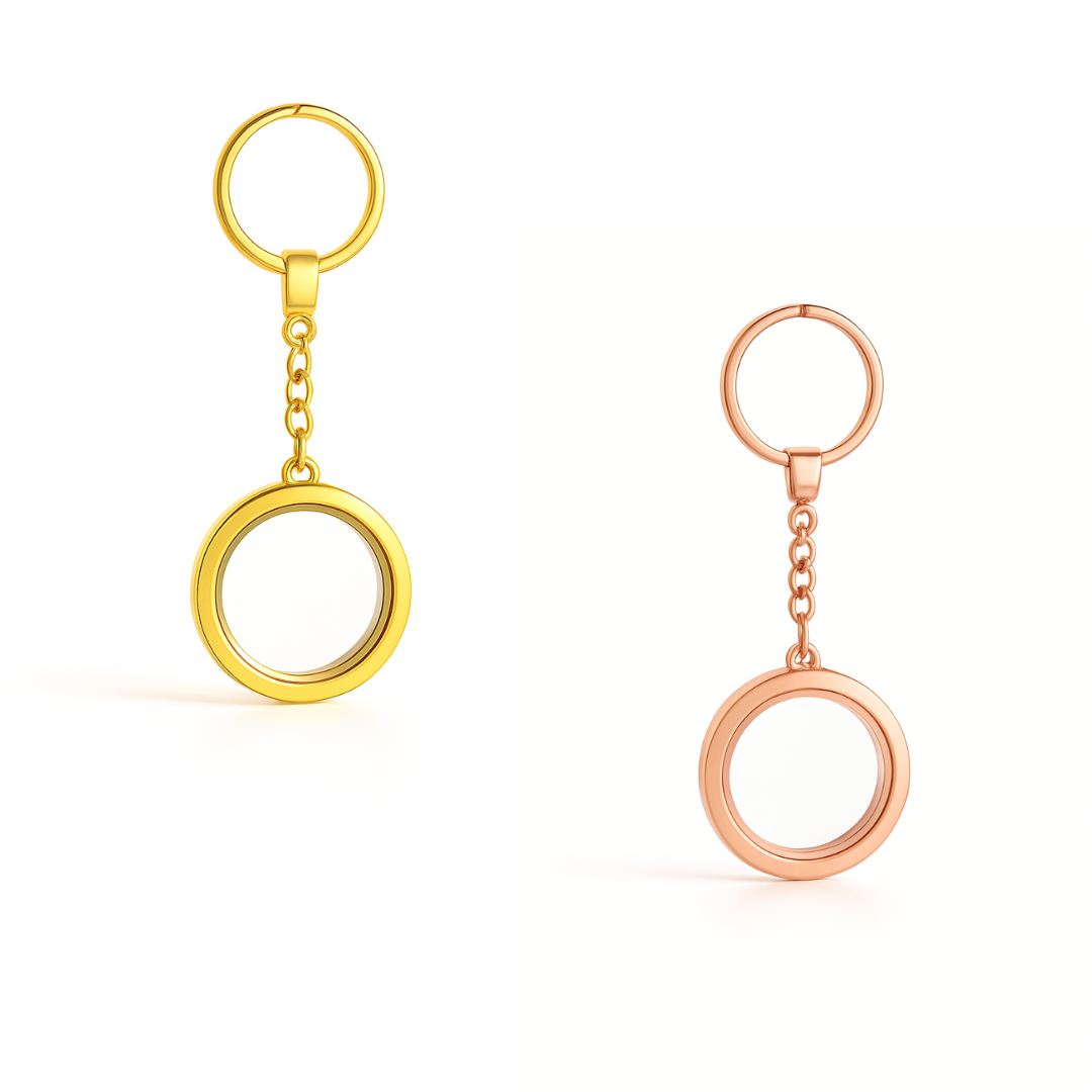 COMBO - Chaveiro Dourado + Chaveiro Rosé
