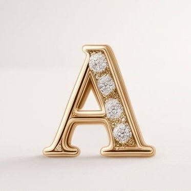Charm - Lettres dorées scintillantes
