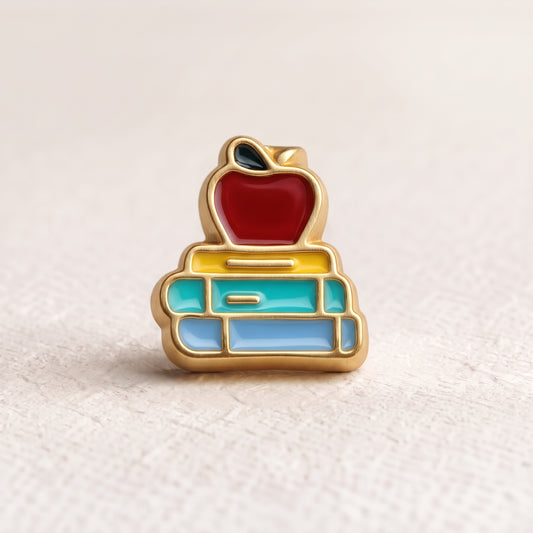 Charm - books and apple