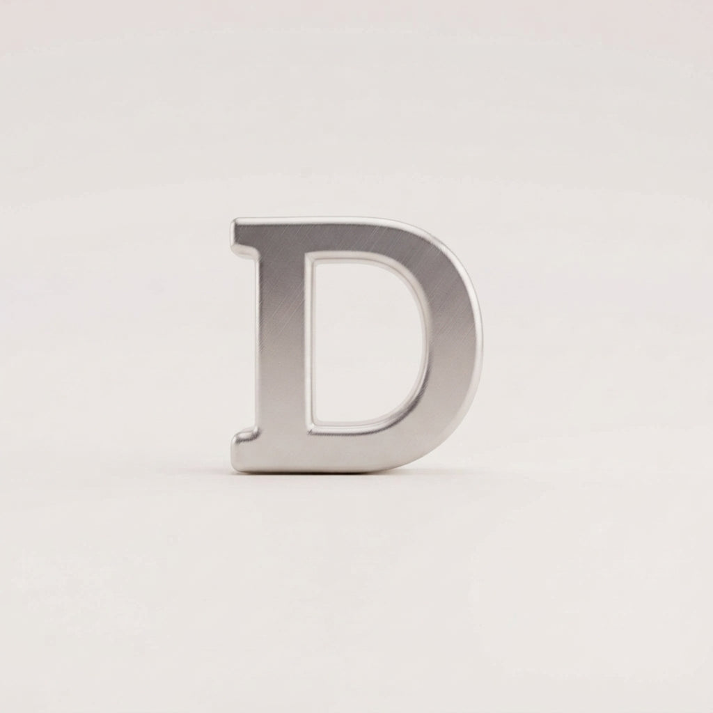 Charm - lettres ARGENT LISSES