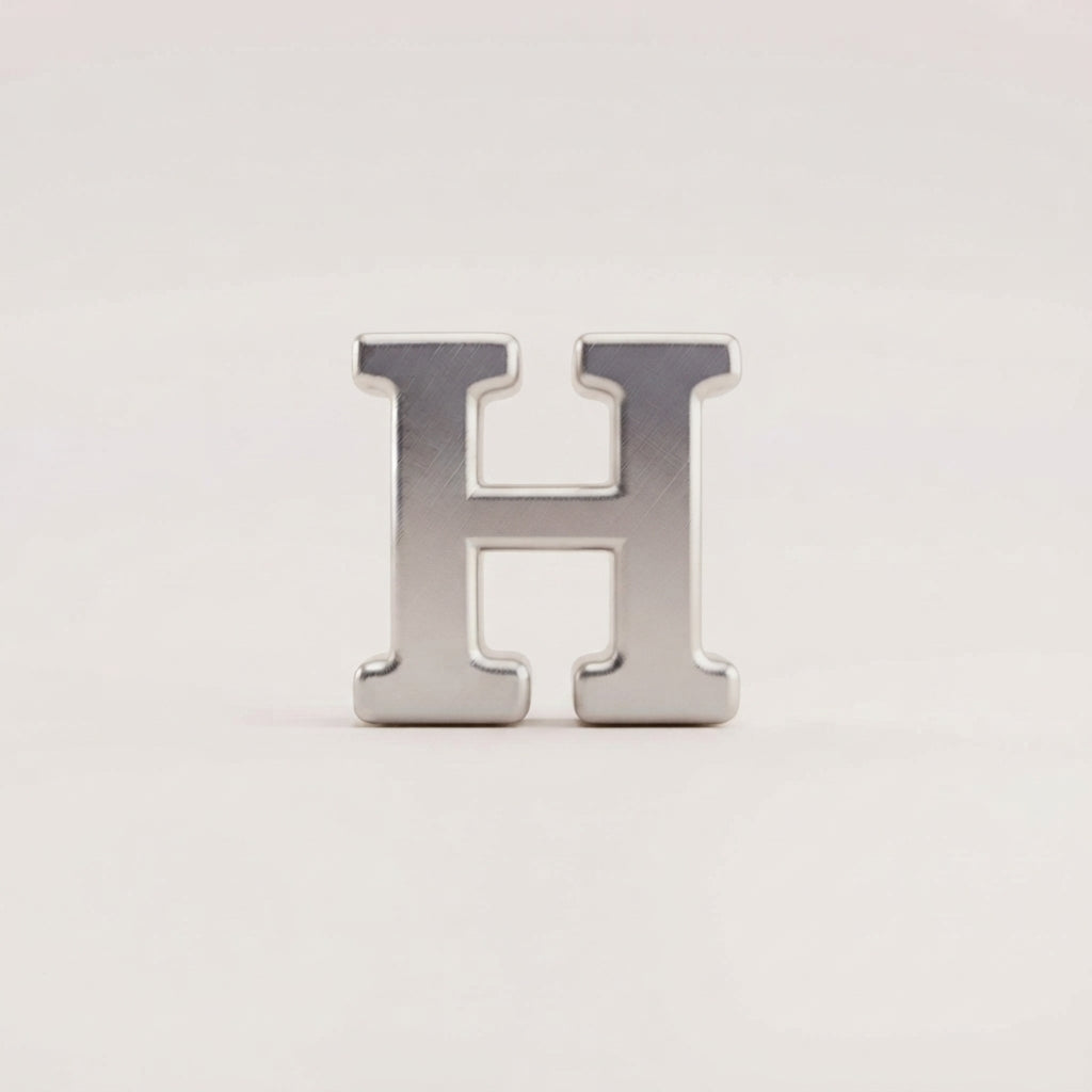 Charm - lettres ARGENT LISSES