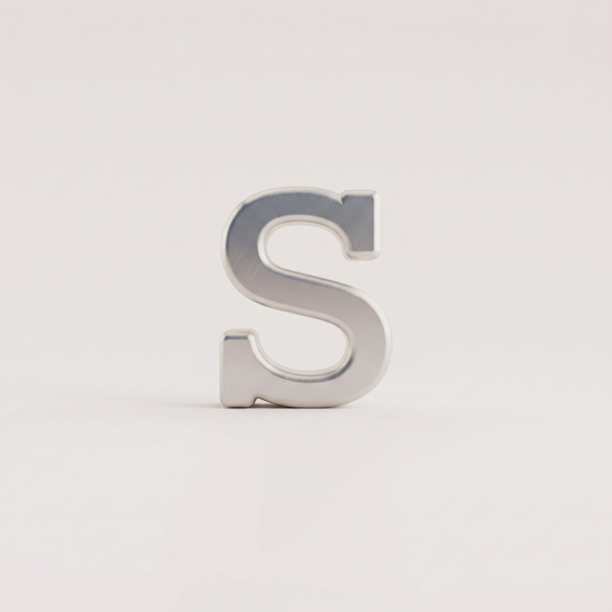 Charm - lettres ARGENT LISSES