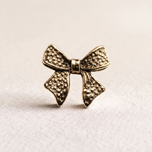 Charm - Golden Bow