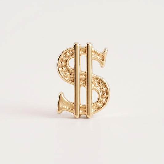breloque - dollar doré