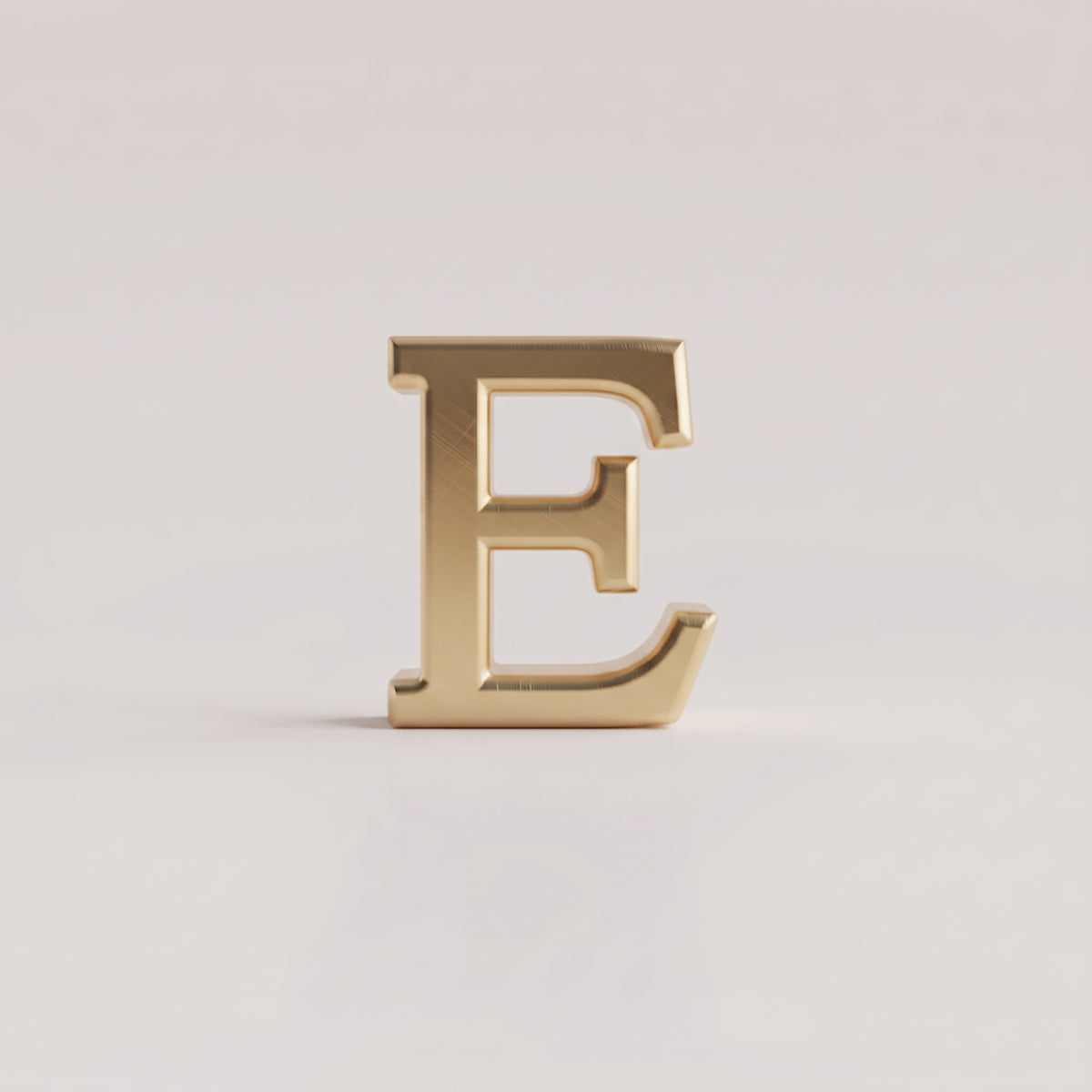 Charms - letras douradas lisas
