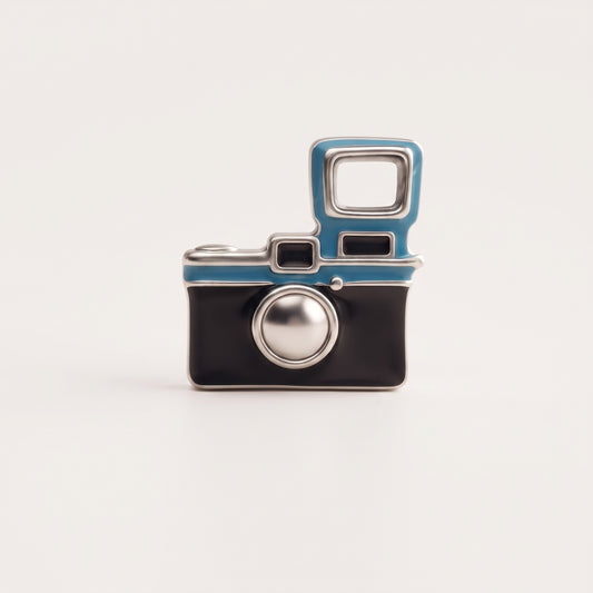 charm - Appareil photo bleu