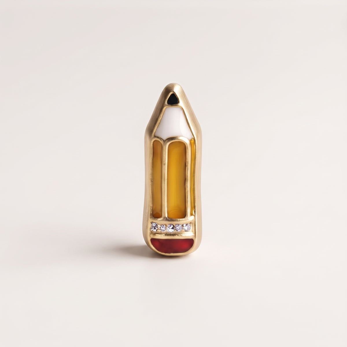 Charm - Lápis dourado