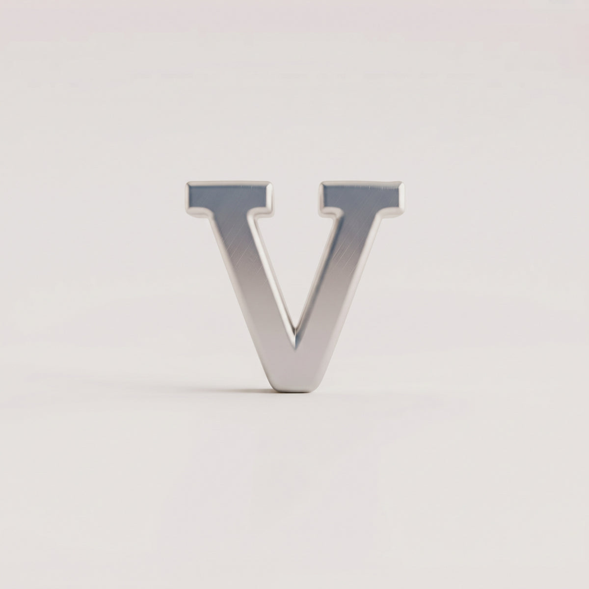 Charm - lettres ARGENT LISSES