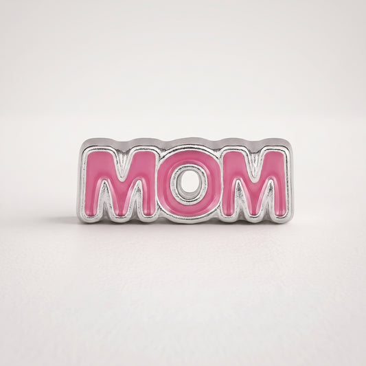 Charm - MOM (mãe) rosa