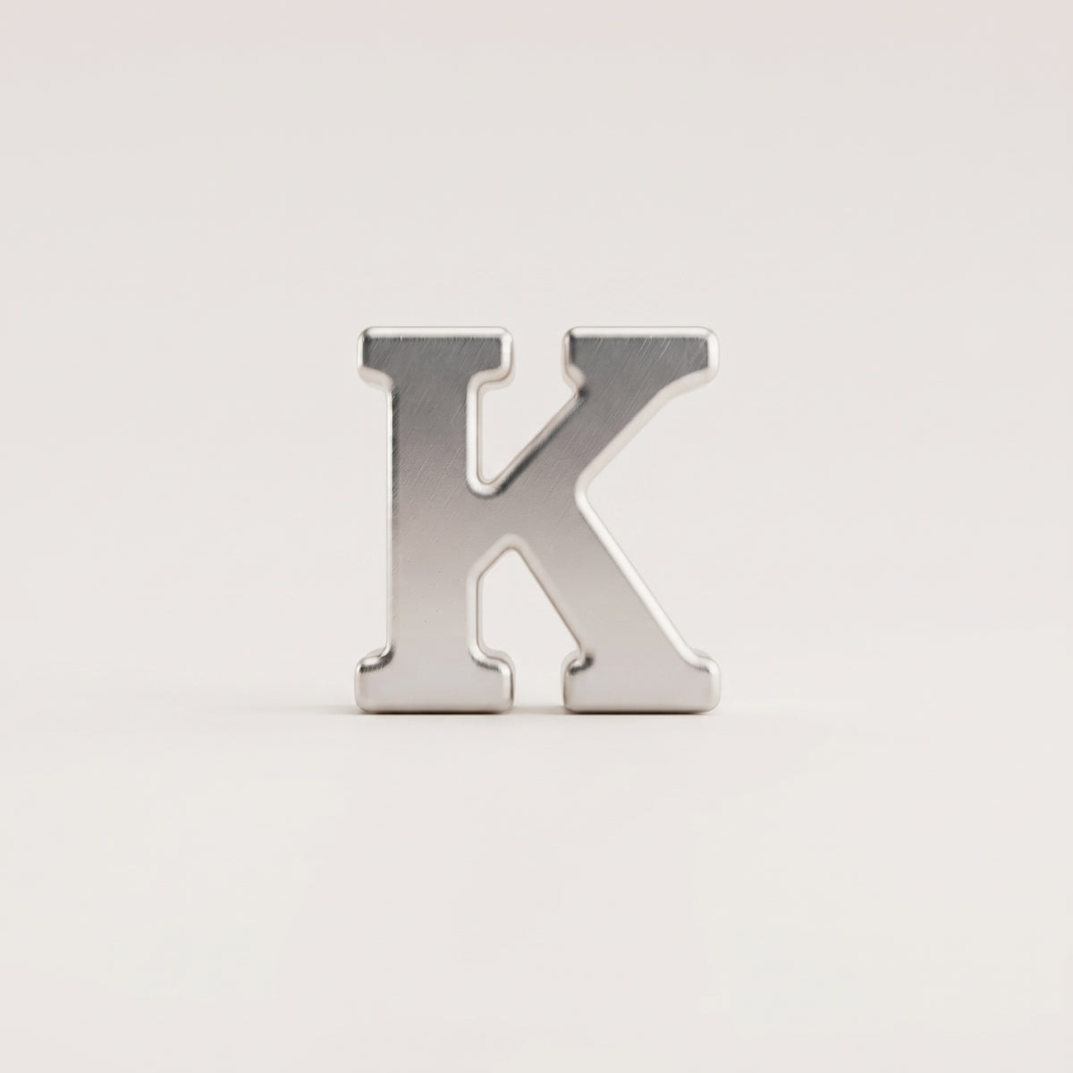 Charm - lettres ARGENT LISSES