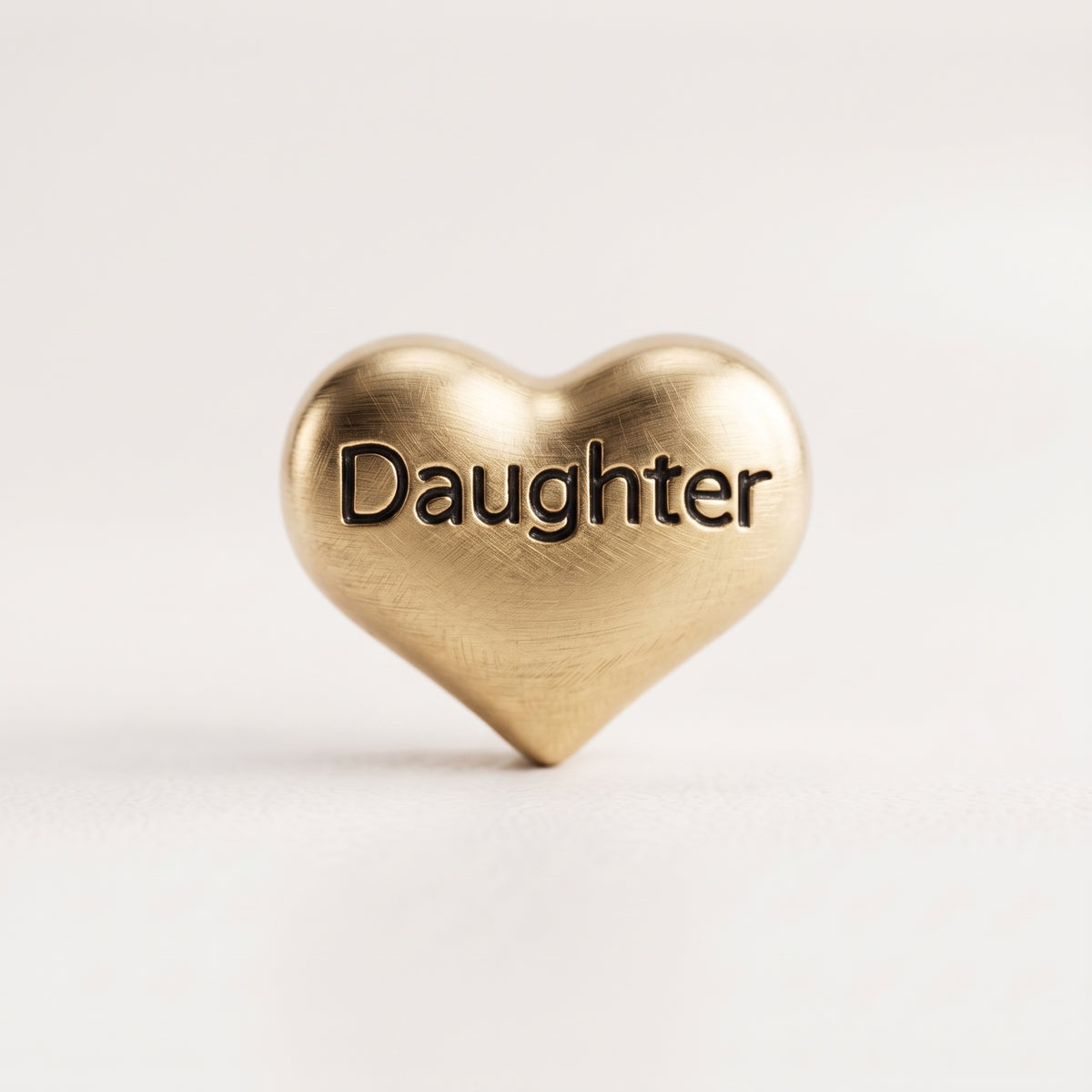 Charm - Coração "filha" Dourado