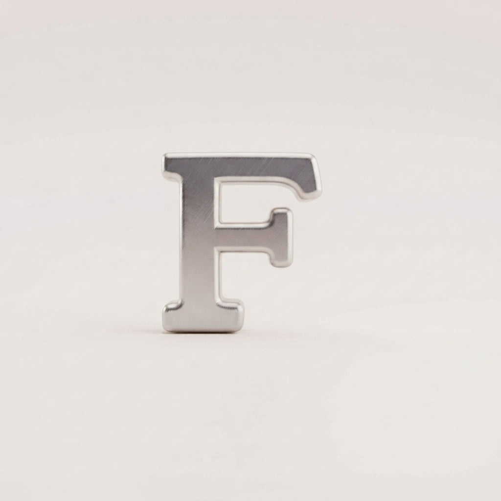 Charm - lettres ARGENT LISSES