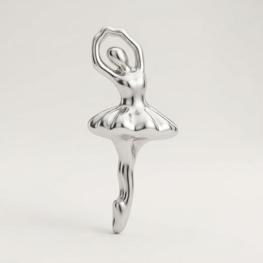 charm - bailarina plata