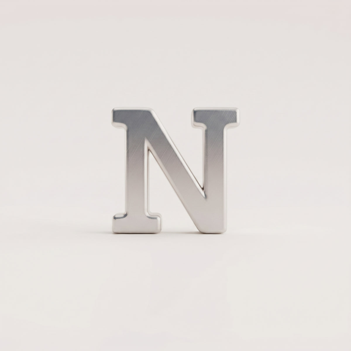 Charm - lettres ARGENT LISSES