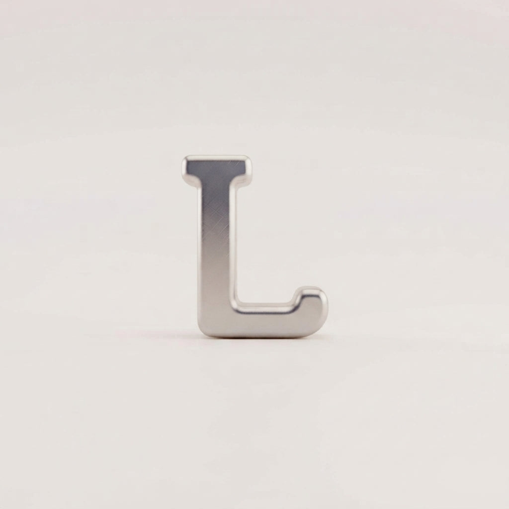 Charm - lettres ARGENT LISSES