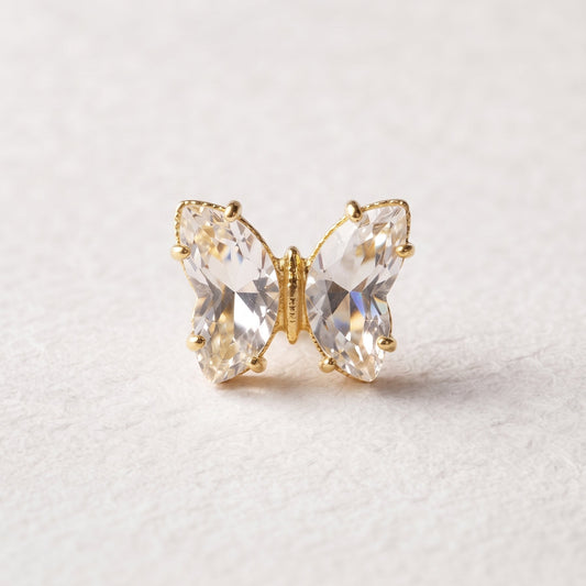 charm - borboleta dourada