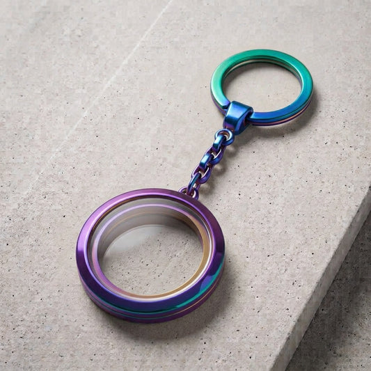 Chaveiro Medalhão Holográfico