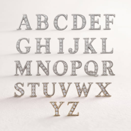 Charm - Letras Prata C/BRILHO