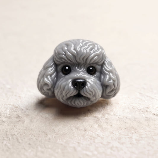 Breloque - chien gris