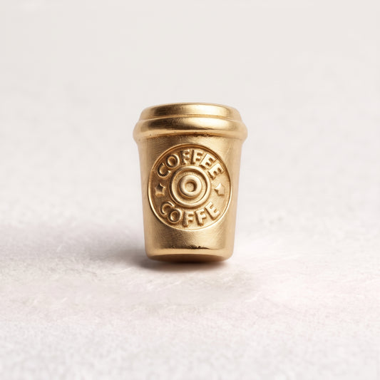 Charm - Copo Café Dourado