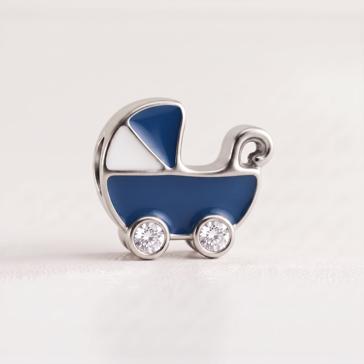 Charm - Cochecito de bebé azul