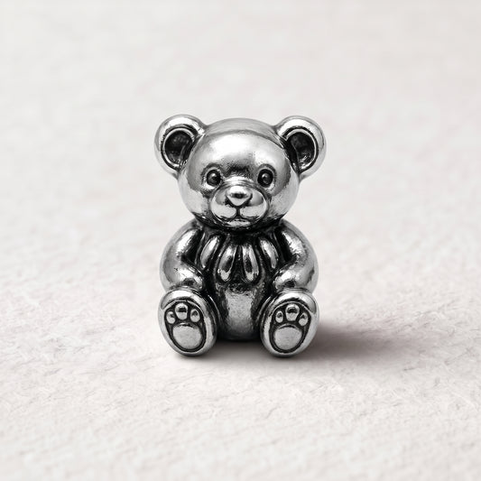 charm - urso prata