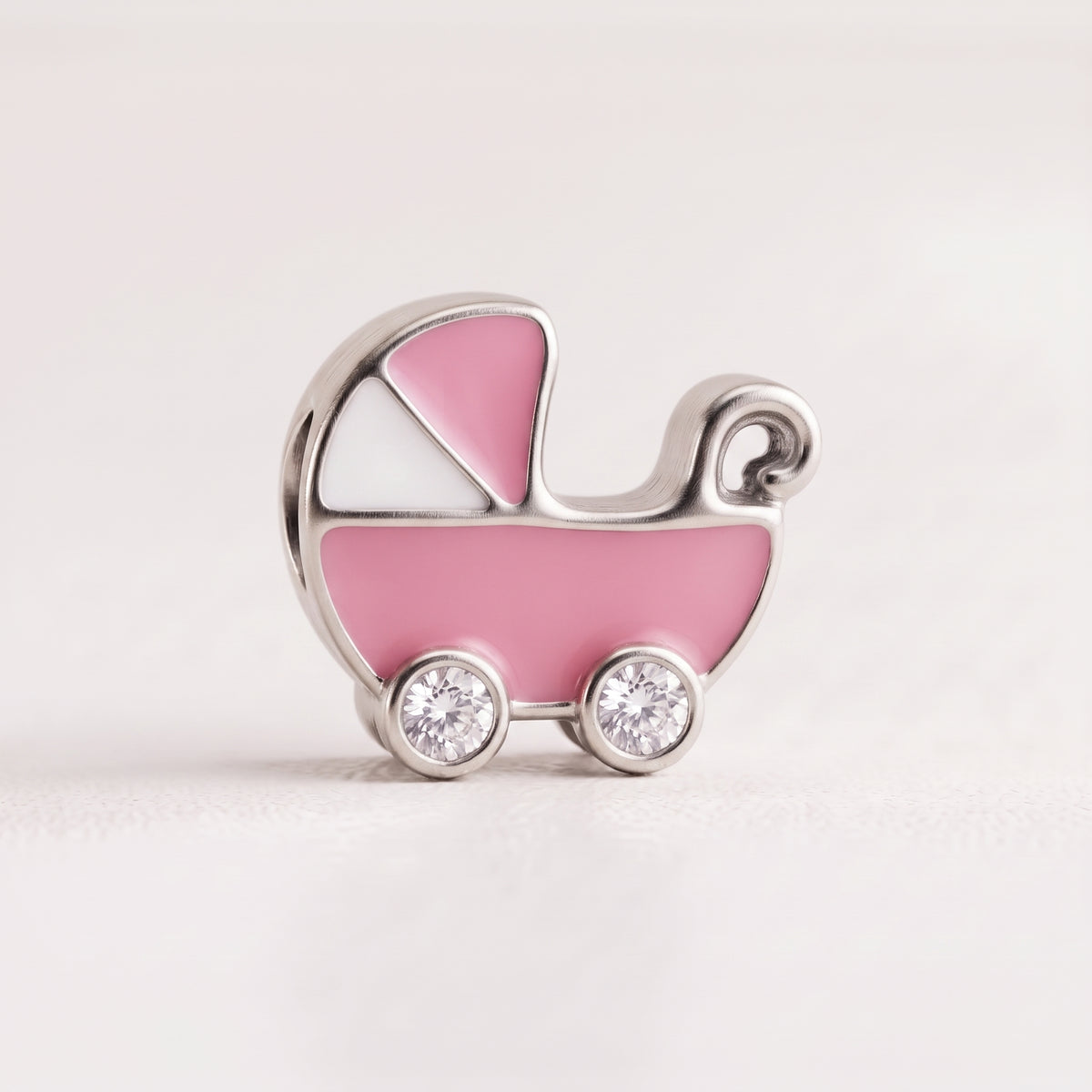 Charm - Cochecito de bebé rosa
