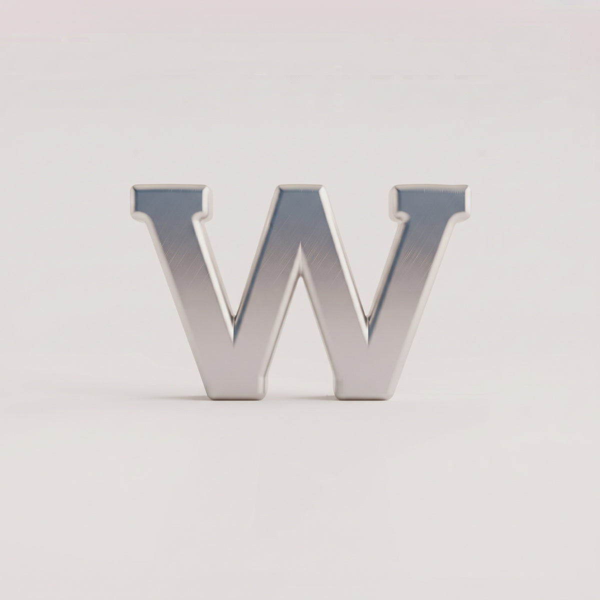Charm - lettres ARGENT LISSES