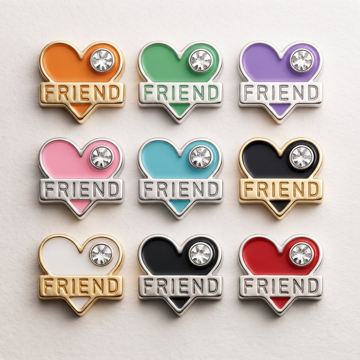 Friend Heart Charm
