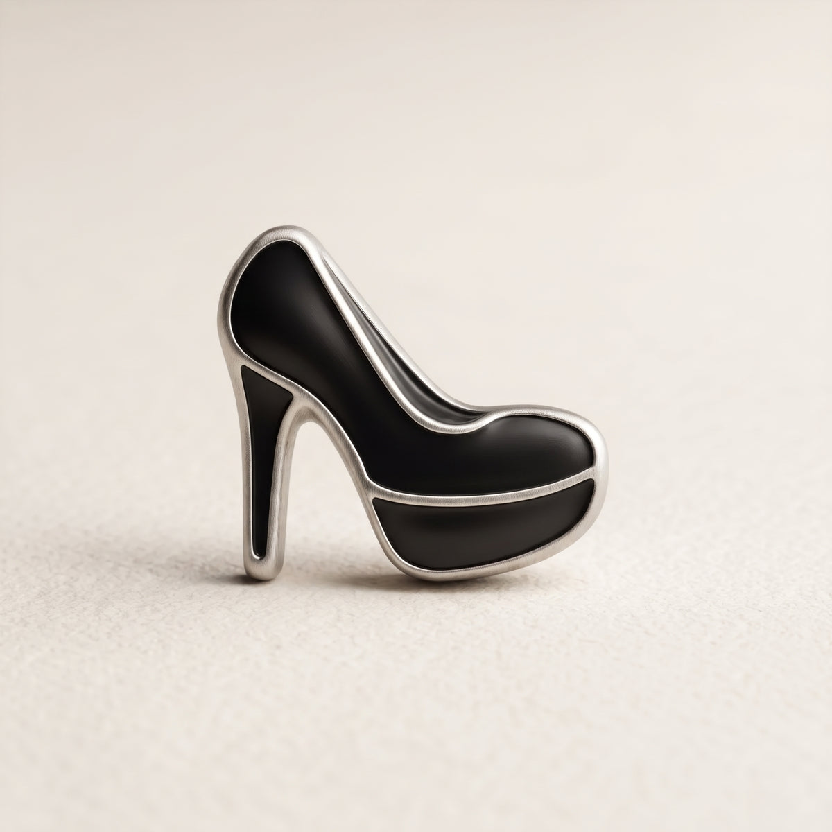 Pendentif - Escarpin noir